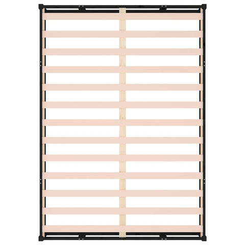 vidaXL Bed Frame without Mattress Black 180x200 cm Super King  Solid Wood