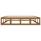 vidaXL Bed Frame without Mattress Honey Brown 200x200 cm Solid Wood