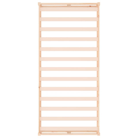 vidaXL Bed Frame without Mattress 75x190 cm Small Single Small Single Solid Wood