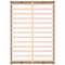 vidaXL Bed Frame without Mattress Honey Brown 120x190 cm Small Double  Solid Wood