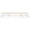 vidaXL Bed Frame without Mattress White 140x190 cm Solid Wood