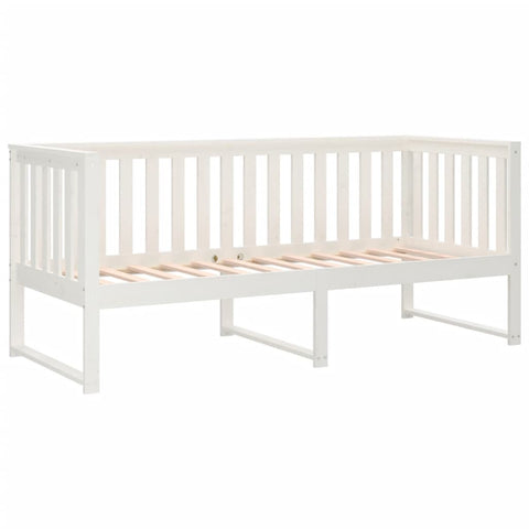 vidaXL Day Bed without Mattress White 80x200 cm Solid Wood Pine