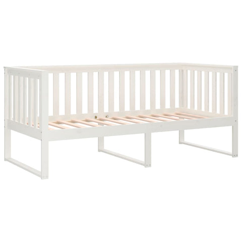 vidaXL Day Bed without Mattress White 90x190 cm Single Solid Wood Pine