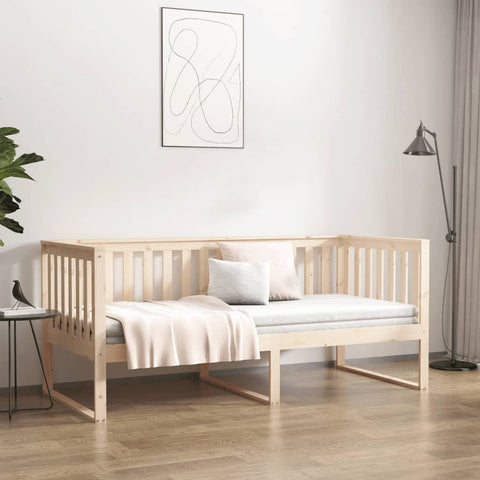 vidaXL Day Bed without Mattress 100x200 cm Solid Wood Pine