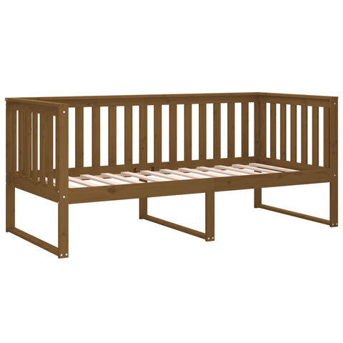 vidaXL Day Bed without Mattress Honey Brown 100x200 cm Solid Wood Pine