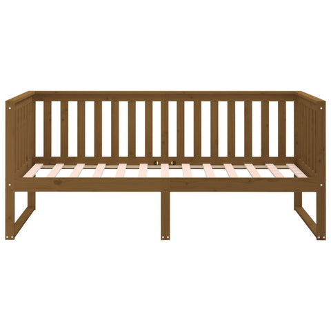 vidaXL Day Bed without Mattress Honey Brown 100x200 cm Solid Wood Pine
