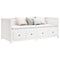 vidaXL Day Bed without Mattress White 80x200 cm Solid Wood Pine