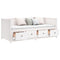 vidaXL Day Bed without Mattress White 80x200 cm Solid Wood Pine