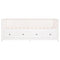 vidaXL Day Bed without Mattress White 80x200 cm Solid Wood Pine