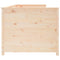 vidaXL Day Bed without Mattress 75x190 cm Small Single Solid Wood Pine
