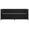vidaXL Day Bed without Mattress Black 75x190 cm Small Single Solid Wood Pine