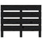 vidaXL Headboard Black 100x3x80 cm Solid Wood Pine