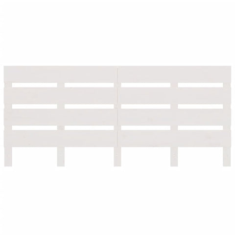 vidaXL Headboard White 160x3x80 cm Solid Wood Pine
