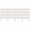 vidaXL Headboard White 160x3x80 cm Solid Wood Pine
