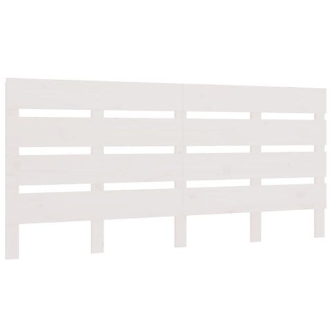 vidaXL Headboard White 180x3x80 cm Solid Wood Pine