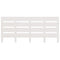 vidaXL Headboard White 180x3x80 cm Solid Wood Pine