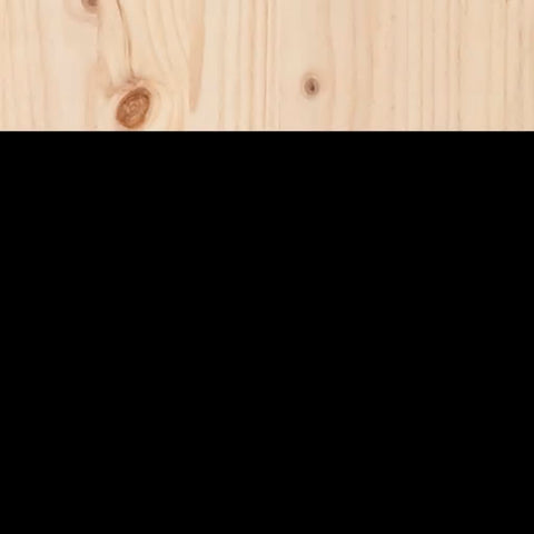 vidaXL Headboard 75x3x80 cm Solid Wood Pine