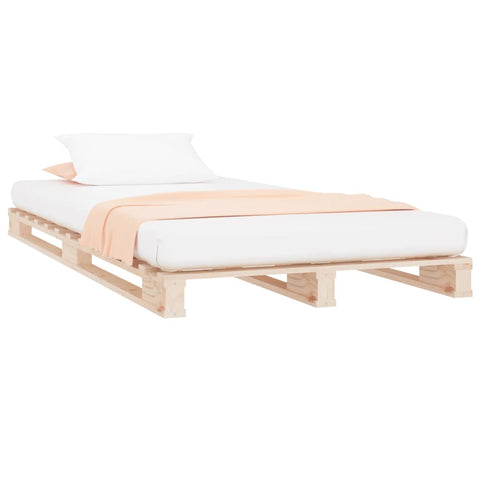 vidaXL Pallet Bed without Mattress 90x200 cm Solid Wood