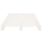 vidaXL Pallet Bed without Mattress White 90x200 cm Solid Wood