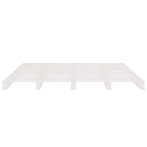 vidaXL Pallet Bed without Mattress White 140x200 cm Solid Wood