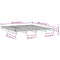 vidaXL Pallet Bed without Mattress Black Double Solid Wood
