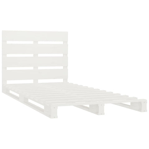 vidaXL Bed Frame without Mattress White 90x200 cm Solid Wood Pine