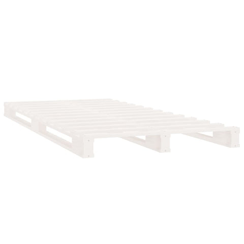 vidaXL Bed Frame without Mattress White 90x200 cm Solid Wood Pine