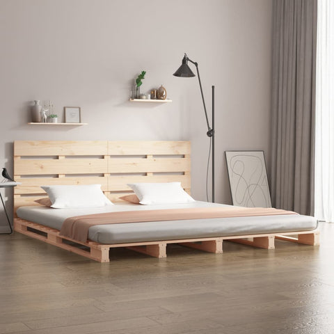 vidaXL Bed Frame without Mattress 120x200 cm Solid Wood Pine