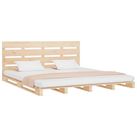 vidaXL Bed Frame without Mattress 140x200 cm Solid Wood Pine