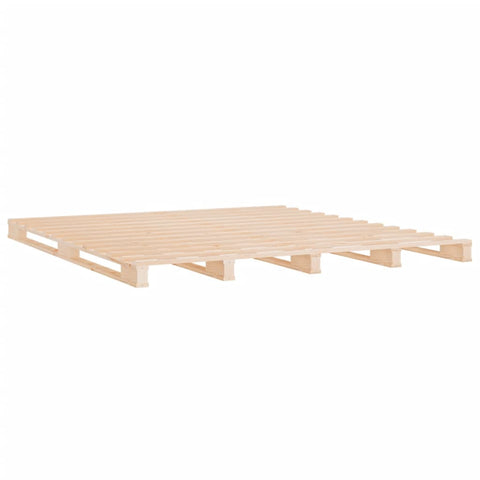 vidaXL Bed Frame without Mattress 140x200 cm Solid Wood Pine