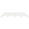 vidaXL Bed Frame without Mattress White 135x190 cm Double Solid Wood Pine