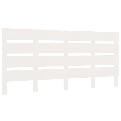 vidaXL Bed Frame without Mattress White 135x190 cm Double Solid Wood Pine