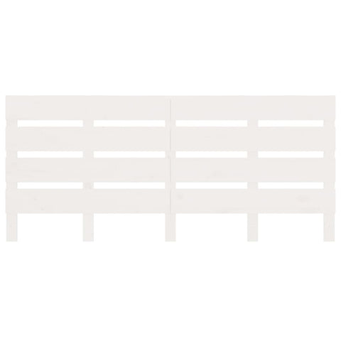 vidaXL Bed Frame without Mattress White 135x190 cm Double Solid Wood Pine
