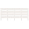 vidaXL Bed Frame without Mattress White 135x190 cm Double Solid Wood Pine