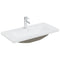 vidaXL Sink Cabinet with Built-in Basin Smoked Oak Engineered Wood