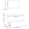 vidaXL Bathroom Furniture Set Smoked Oak Engineered Wood
