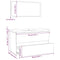 vidaXL Bathroom Furniture Set Grey Sonoma Engineered Wood