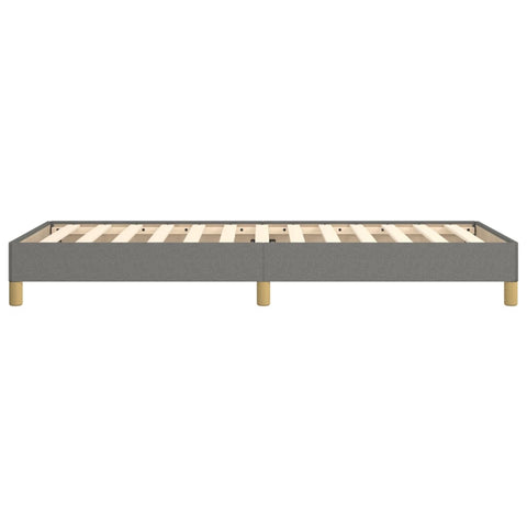vidaXL Bed Frame without Mattress Dark Grey 90x190 cm Single Single Fabric