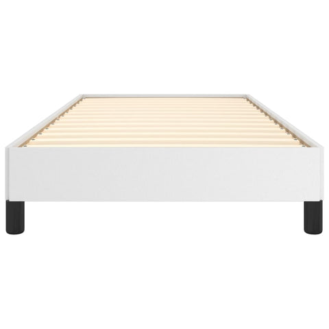 vidaXL Bed Frame without Mattress White 90x190 cm Single Single Faux Leather