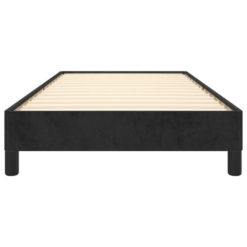 vidaXL Bed Frame without Mattress Black 90x190 cm Single Single Velvet