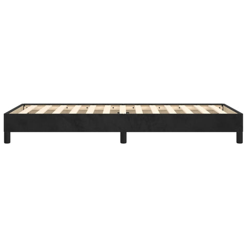 vidaXL Bed Frame without Mattress Black 90x190 cm Single Single Velvet