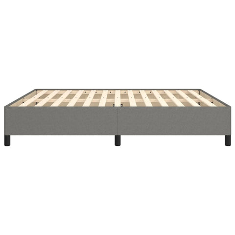 vidaXL Bed Frame without Mattress Dark Grey Super King Fabric