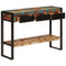 vidaXL Console Table 110x30x76 cm Solid Wood Reclaimed