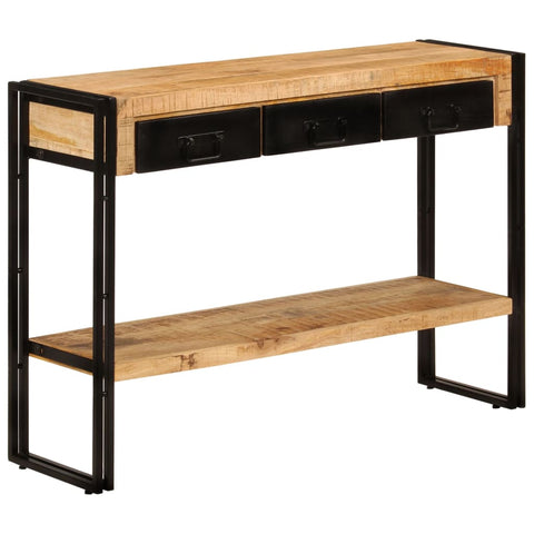 vidaXL Console Table 110x30x76 cm Solid Wood Mango