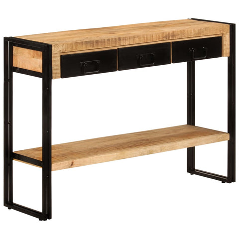 vidaXL Console Table 110x30x76 cm Solid Wood Mango
