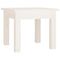 vidaXL Coffee Table White 35x35x30 cm Solid Wood Pine