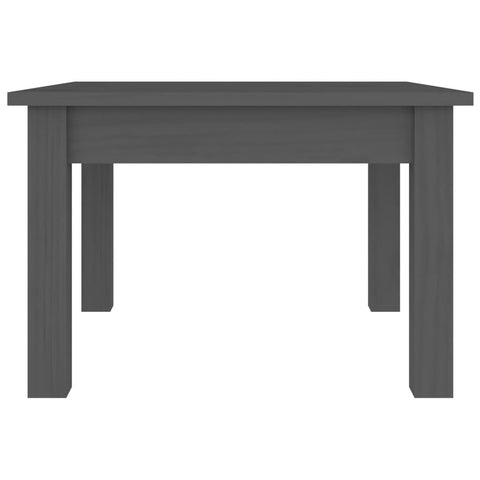 vidaXL Coffee Table Grey 45x45x30 cm Solid Wood Pine
