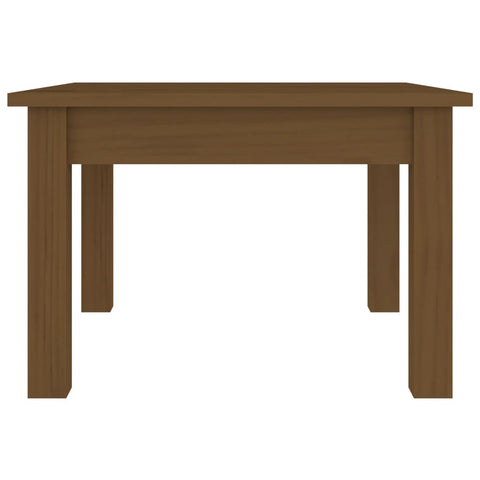 vidaXL Coffee Table Honey Brown 45x45x30 cm Solid Wood Pine
