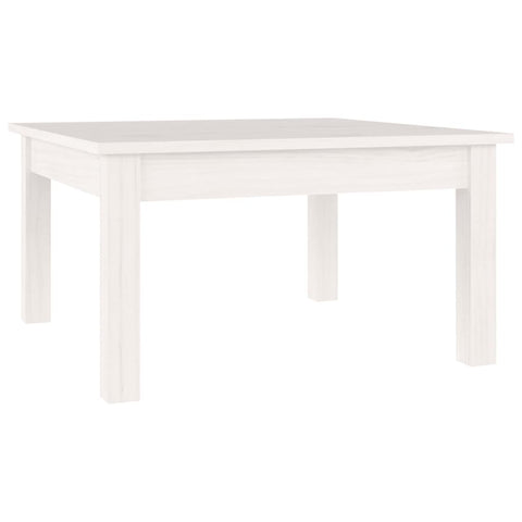 vidaXL Coffee Table White 55x55x30 cm Solid Wood Pine