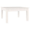 vidaXL Coffee Table White 55x55x30 cm Solid Wood Pine